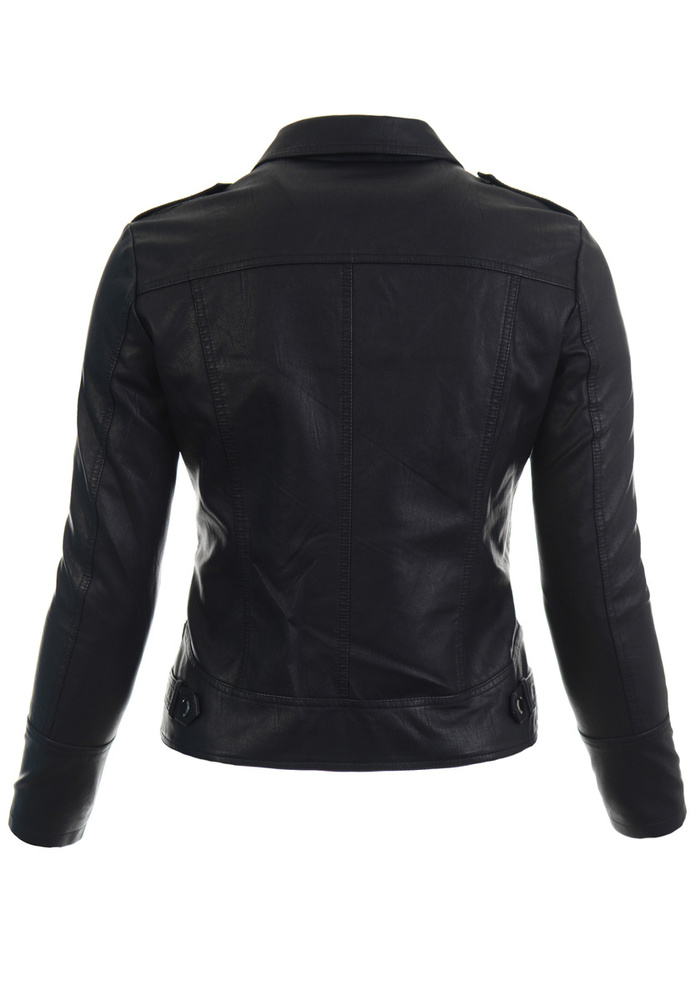 Damska Kurtka Ramoneska Jana Czarna