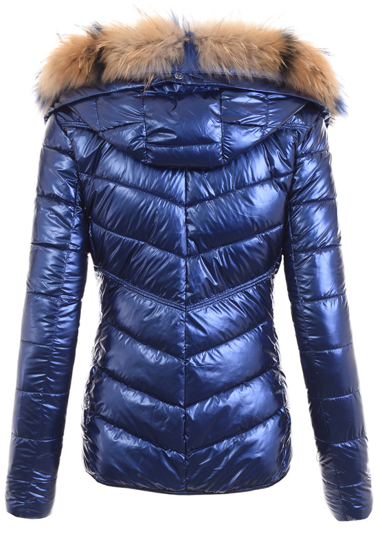 Damska Kurtka Zimowa Ortalionowa Marcelina Niebieska