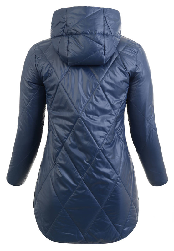 Damska Wiosenna Kurtka Aniela Niebieska