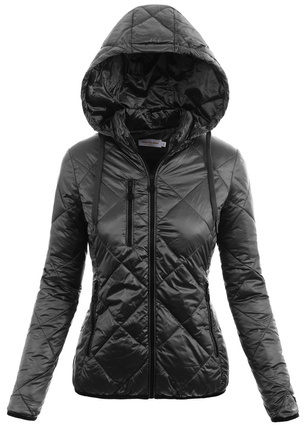 Damska Kurtka Przejściowa Wiosenna Leokadia Czarna