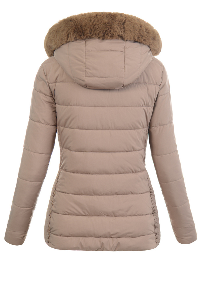 Damska Kurtka Zimowa Kaja Brązowa