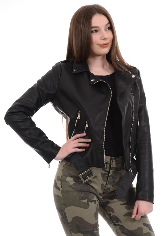 Damska Kurtka Ramoneska Wiera Czarna