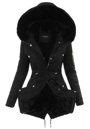 Parka Zimowa Anastazja Czarna