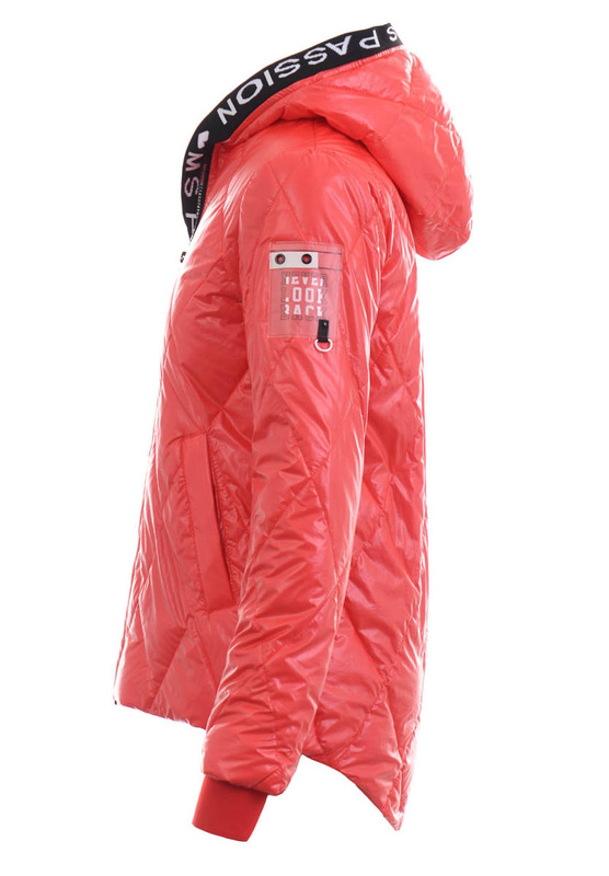 Damska Wiosenna Kurtka Syntia Czerwony