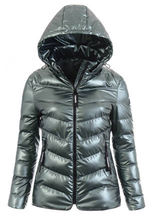Damska Wiosenno - Jesienna Kurtka Sara Zielona