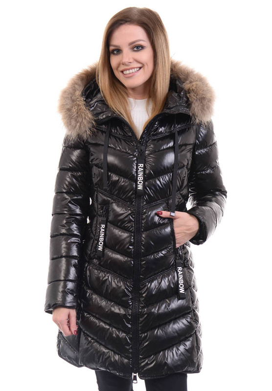 Damska Kurtka Ortalionowa Adela Czarna