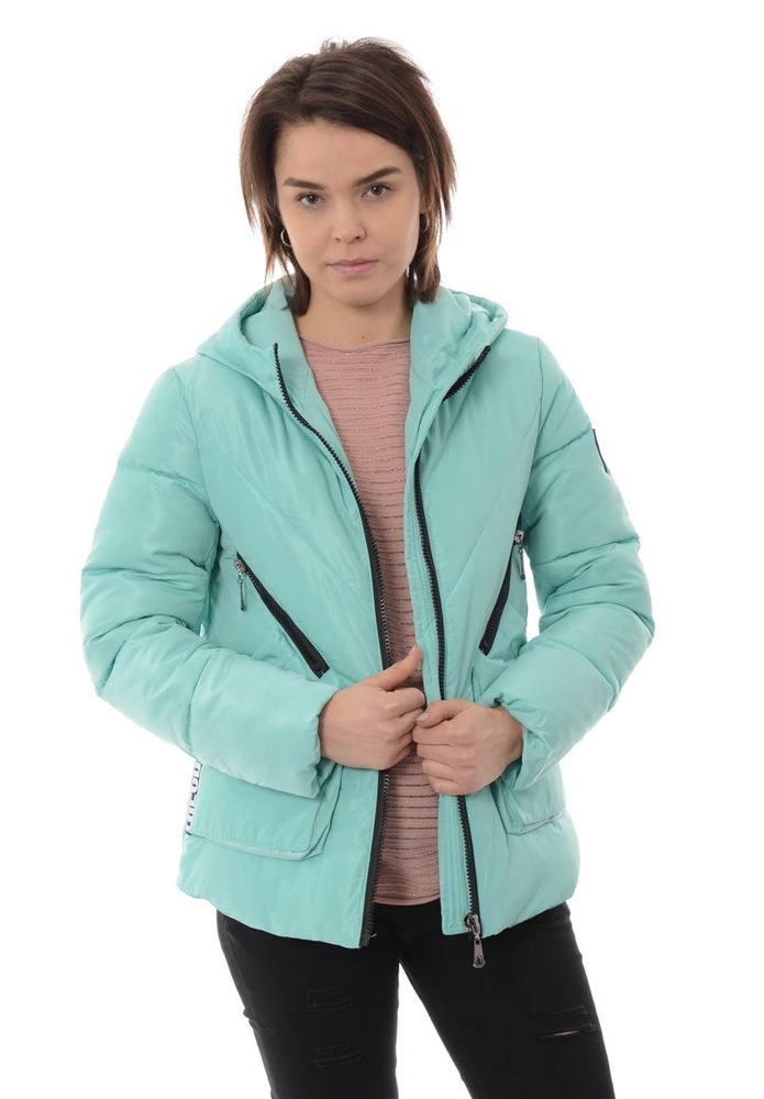 Damska Zimowa Kurtka Ortalionowa Ludmiła Miętowa