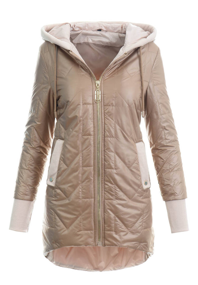 Damska Kurtka Przejściowa Wiosenna Emiliana Cappuccino