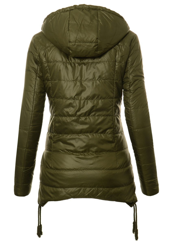Damska Jesienna Wiosenna Kurtka Ortalionowa Asena Zielona