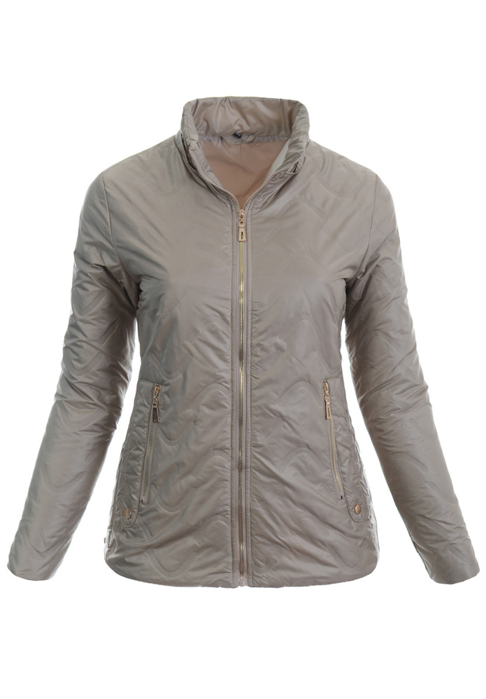 Damska Kurtka Przejściowa Wiosenna Pelagia Cappuccino
