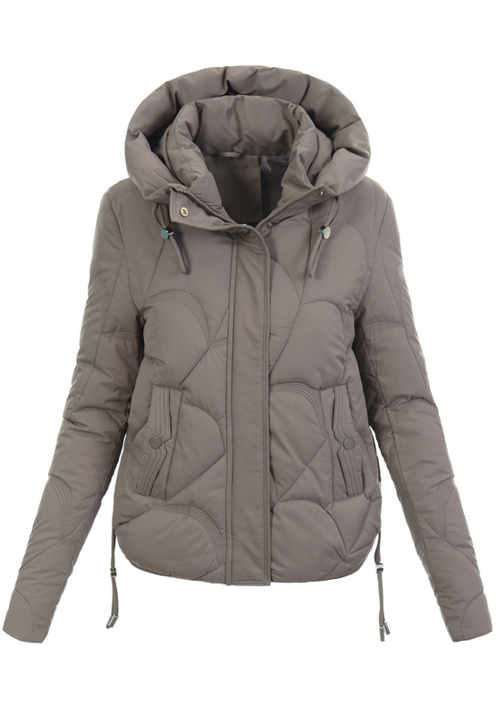 Damska Kurtka Zimowa Nikola Jasno Brązowa