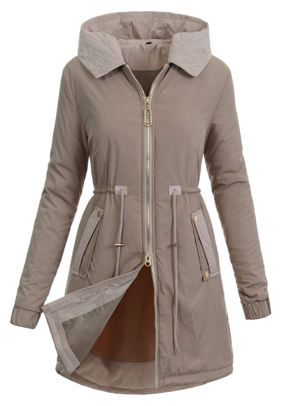 Damska Kurtka Przejściowa Wiosenna Cameron Ciemno Beżowa