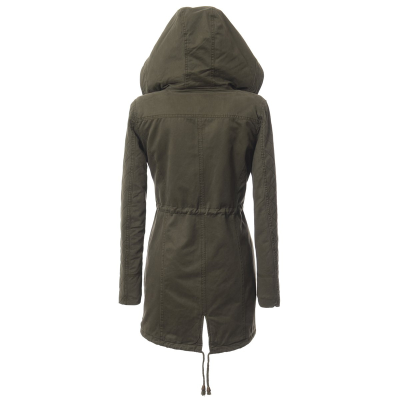 Damska Kurtka Parka Zimowa Trini Zielona