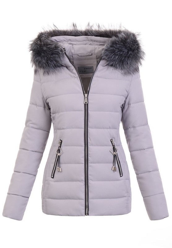 Damska Kurtka Ortalionowa Lena Szara