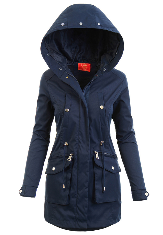 Damska Kurtka Parka 2w1 Edyta Granatowa