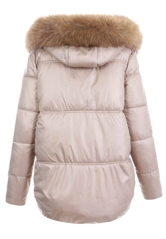Damska Kurtka Pikowana Zuza Cappuccino