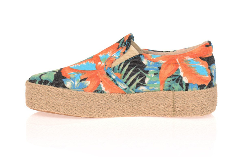 Trampki Espadryle Slip On Kylie Kwieciste