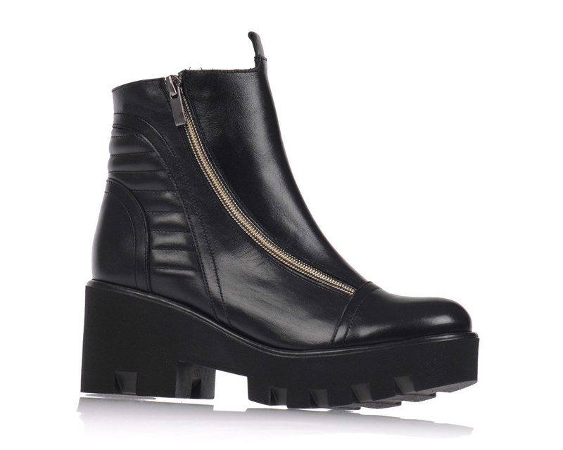 Polskie Botki Militarne Skóra Czarne