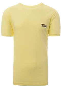 Męska Koszulka T-Shirt Nadruk California Vision Zółta