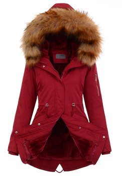 Parka Zimowa 2w1 Sylwia Czerwona