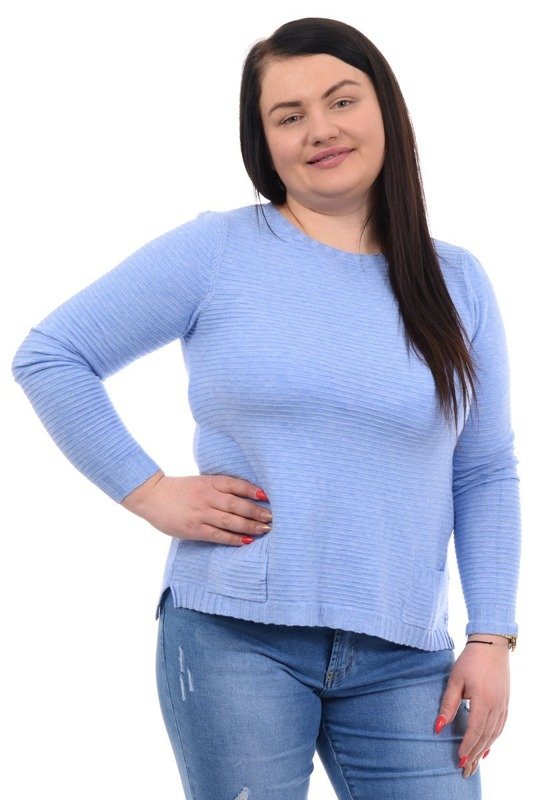 Damski Sweter Niebieski