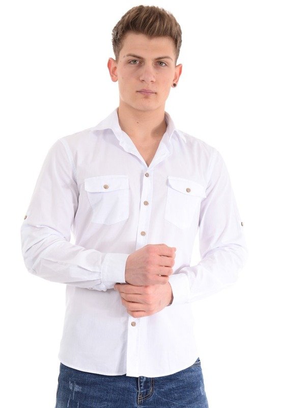 Męska Koszula Biała